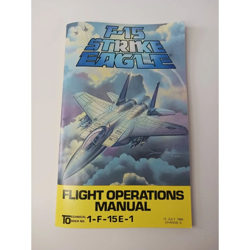 F-15 Strike Eagle Tandy 1000/1200 3000 Computer Simulation Game‎ Microprose 1985